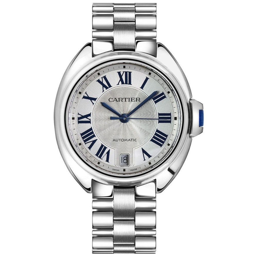 Cartier Cle de Cartier, Medium Stainless-Steel Date 35MM Watch WSCL0006