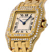 Cartier Pathere de Cartier, Yellow Gold Diamond Bezel 22MM Ladies Watch 128000M(PRE-OWNED)