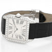 Cartier Santos Dumont, Small Rhodium Plated White Gold 38MM Watch WH100251