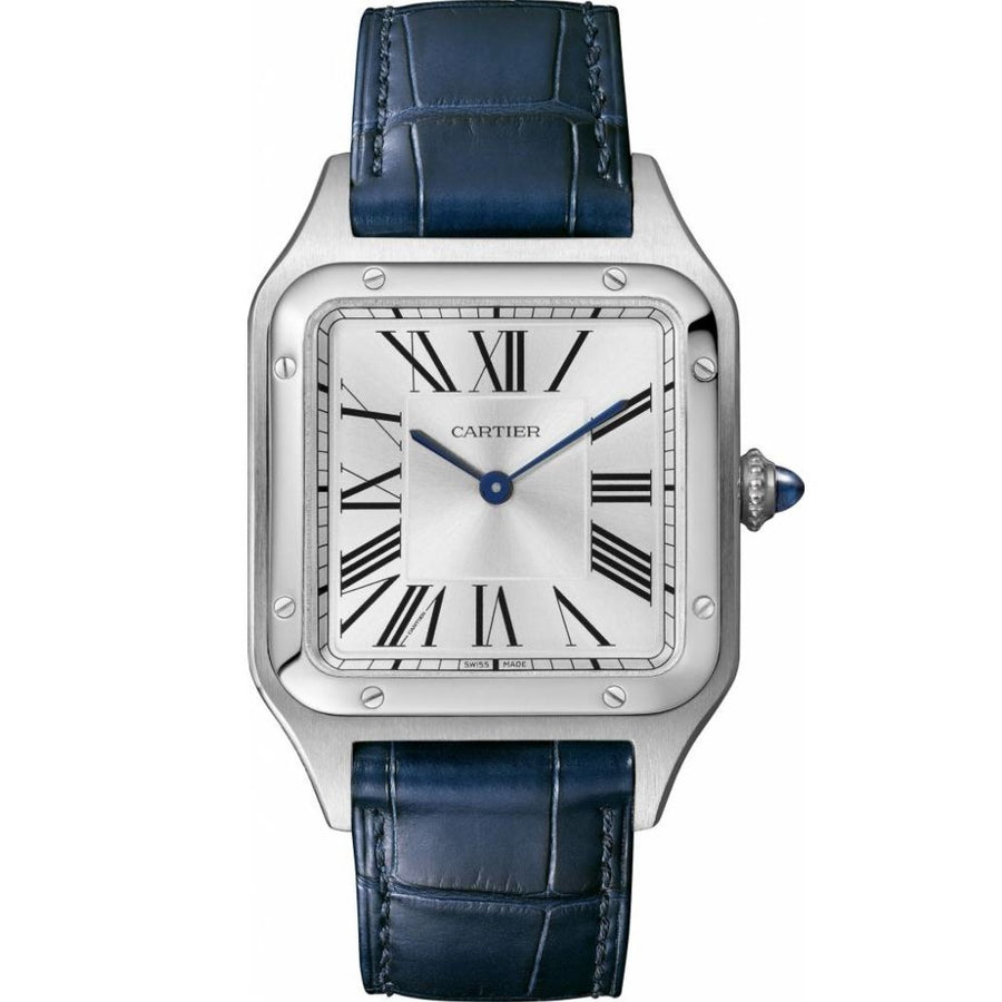 Cartier Santos Dumont, Small Stainless-Steel 38MM Watch WSSA0023