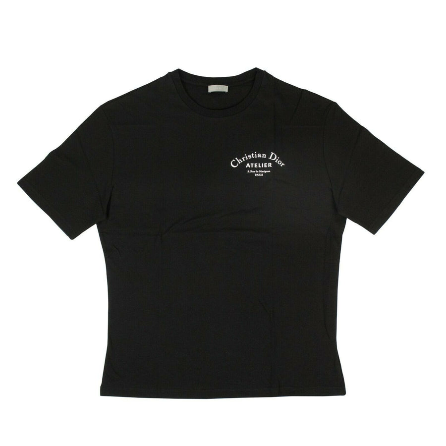 Cotton 'Christian Dior Atelier' T-Shirt - Black