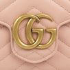 Quilted GG Marmont Matelasse Leather Mini Shoulder Bag - Pink