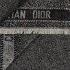 Dior Chevrons Wool Blend Scarf - Gray / Black