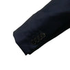 Wool Blend Two Button Suit - Navy Blue