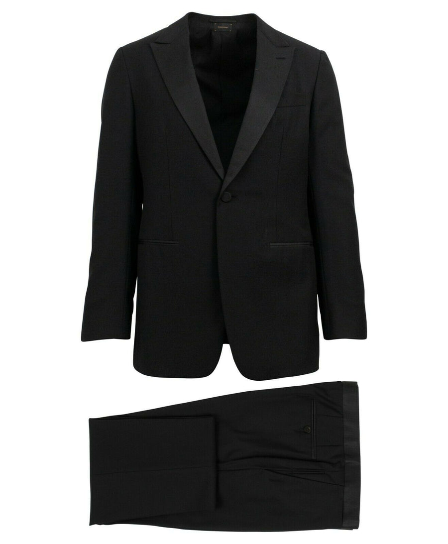 Single Button Suit - Black