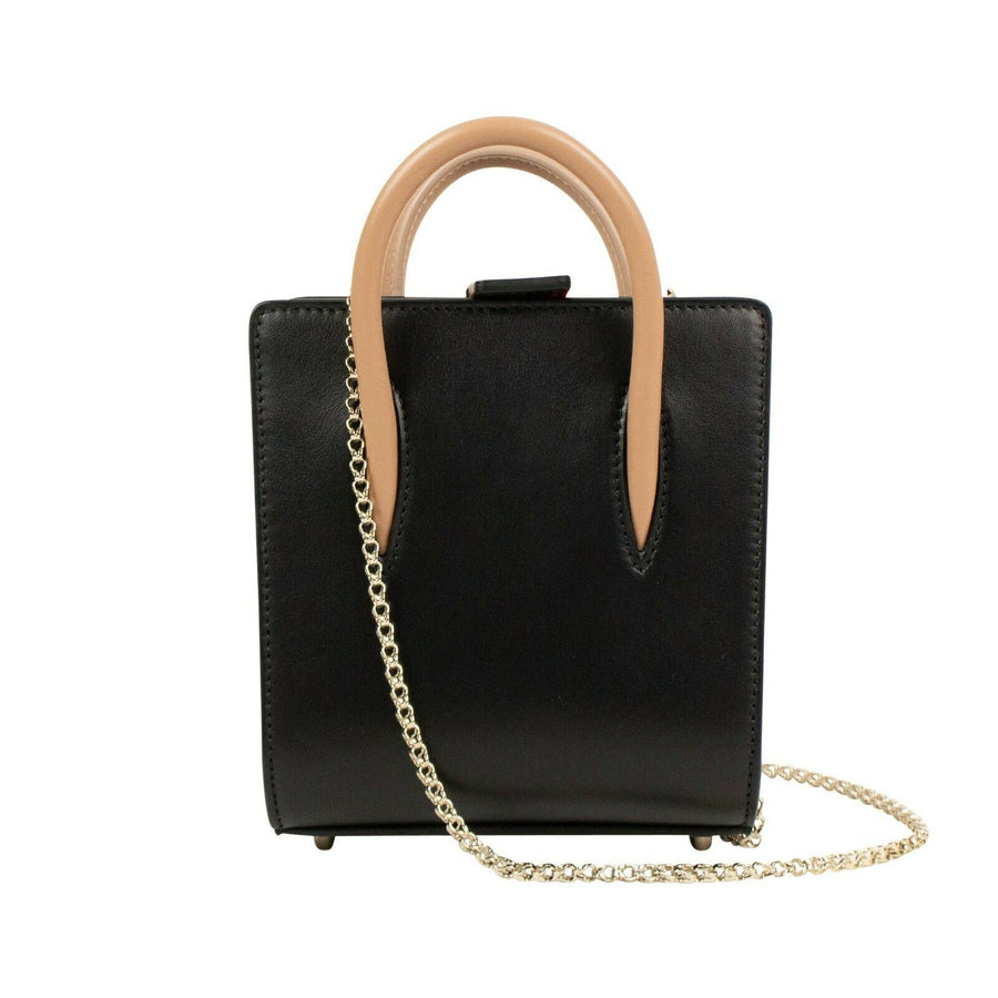 Paloma Nano Calf Leather Tote Bag - Black