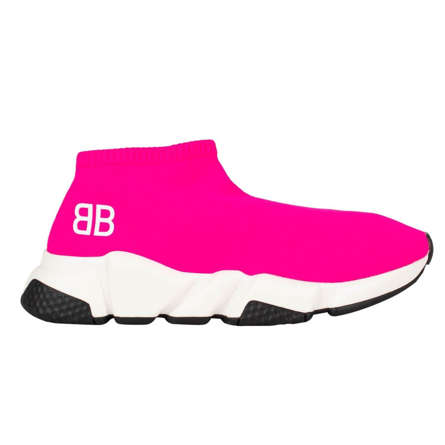 Sock Logo Speed Trainers Sneakers - Pink