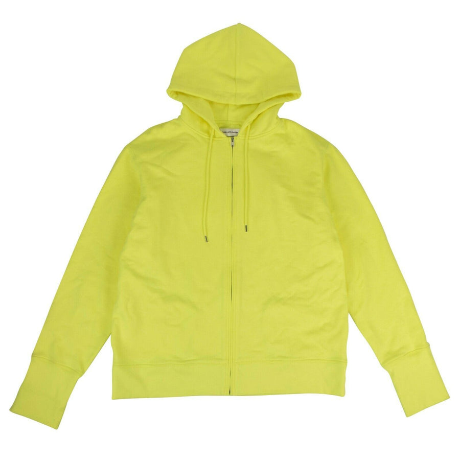 Oversized Zip-Up Hoodie - Neon Yellow