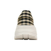 Cotton Vintage Check Sneakers - Beige