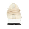 Furry Stretch Fabric And Satin Sneakers - Beige