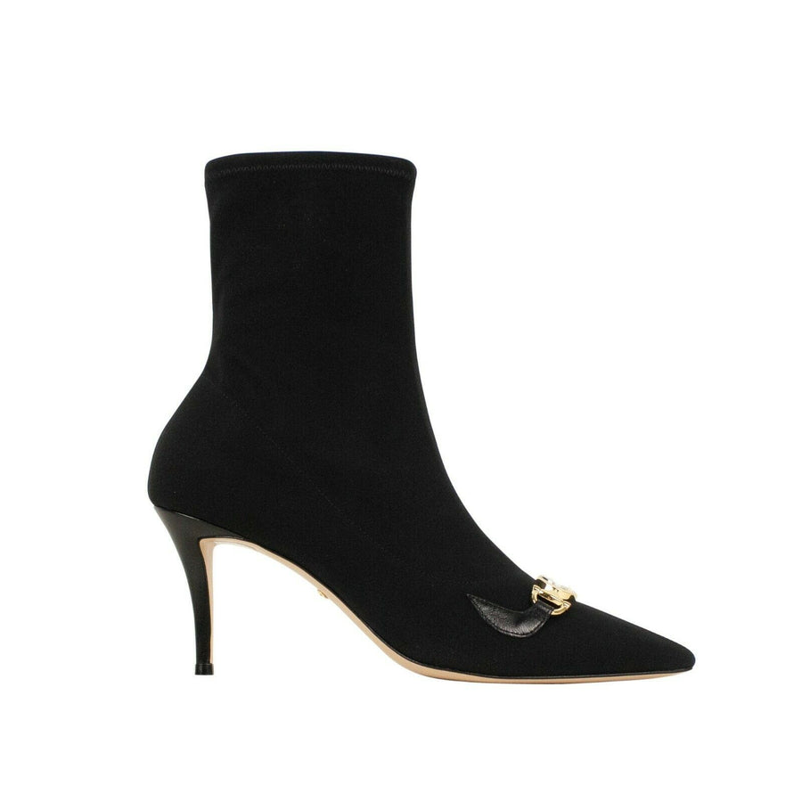 Zumi Mid-Heel Ankle Boots - Black