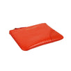 Leather Letter Embossed Wallet Pouch - Red Orange