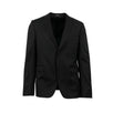 Wool Two Button Suit - Black