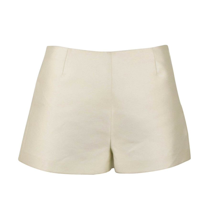 Polyester Blend Shorts - Ivory