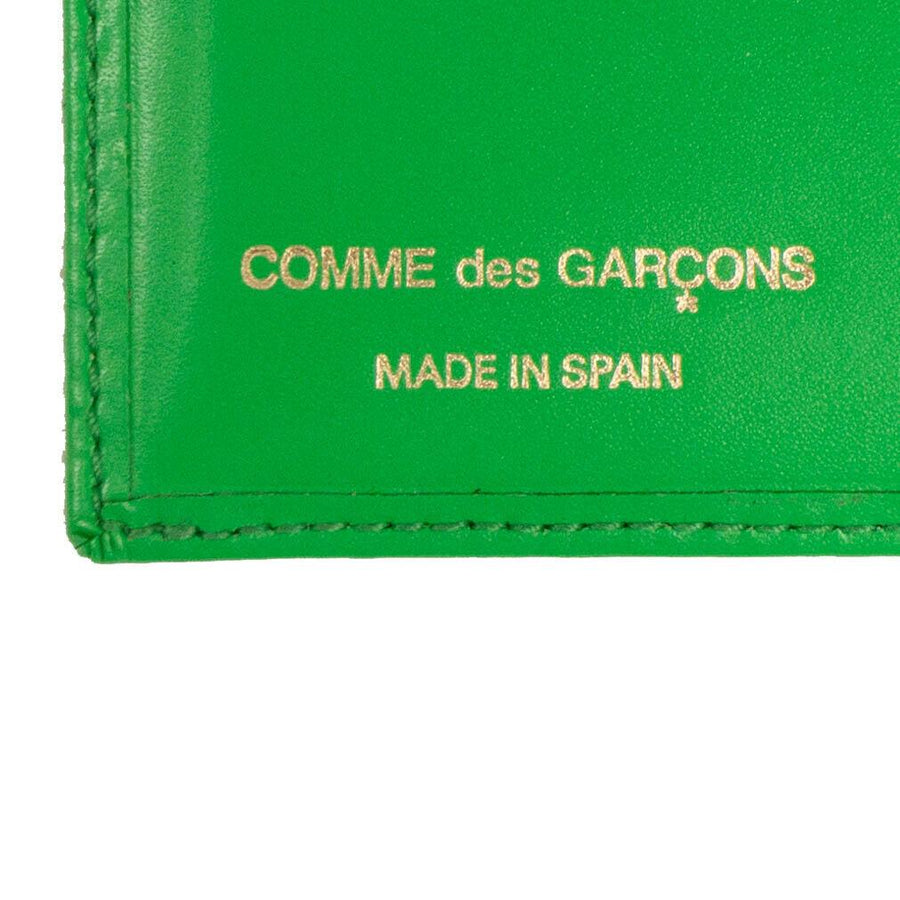 Leather ID Cardholder Wallet - Green