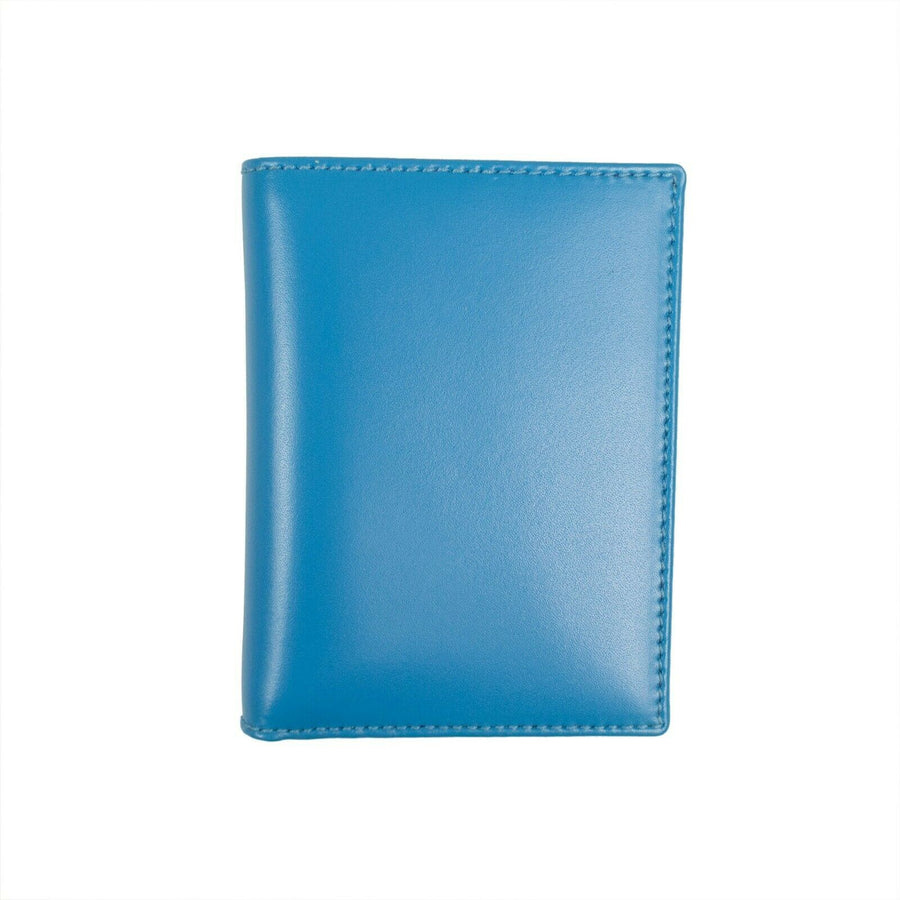 Leather Cardholder Wallet - Blue