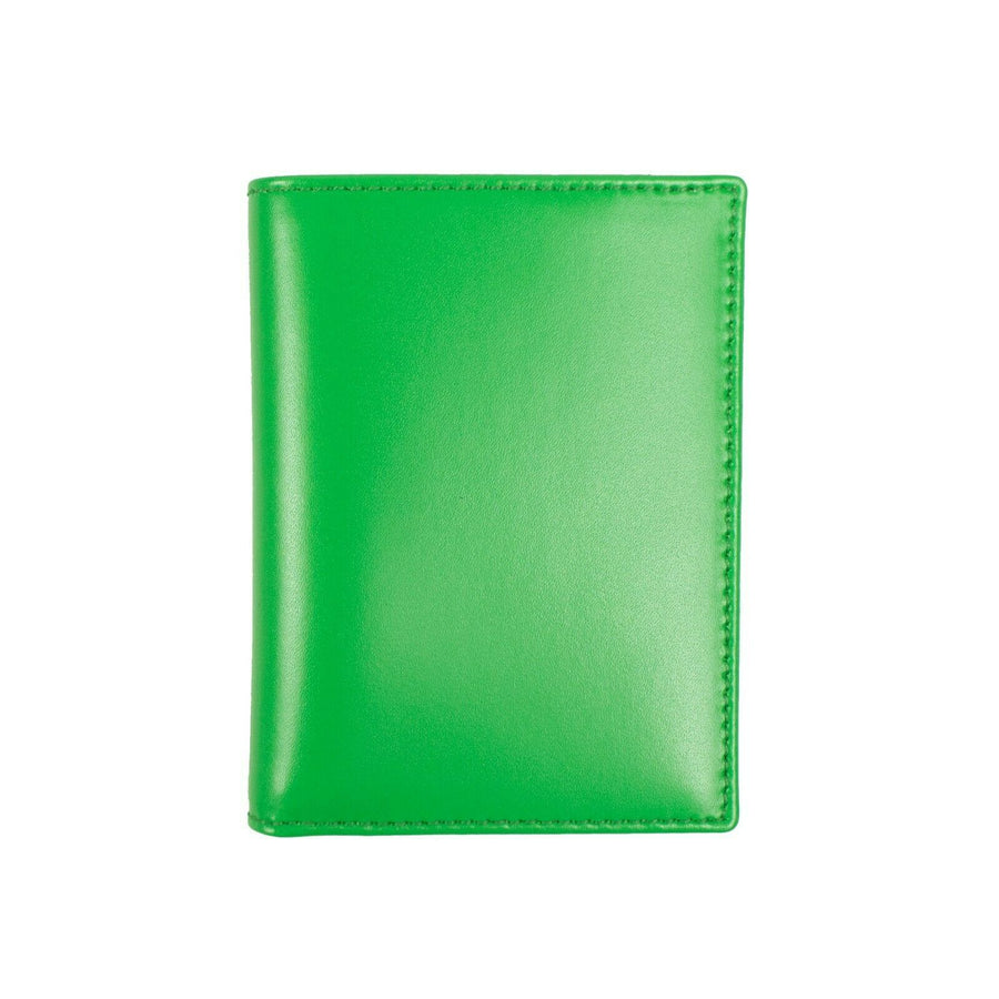 Leather ID Cardholder Wallet - Green