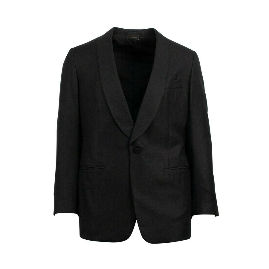 Wool Blend Suit - Navy