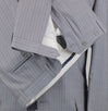 Drop 6 Striped Wool 3 Button Suit - Gray