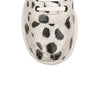 Spotted Animal Print Leather Sneakers - White