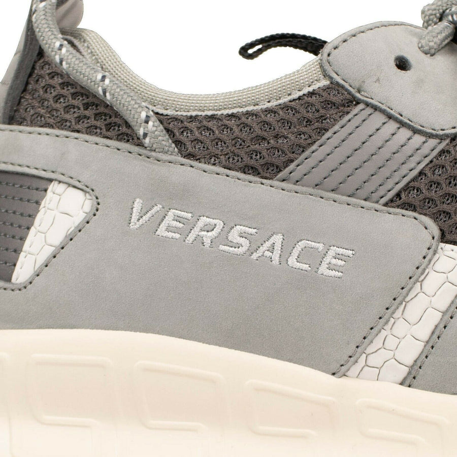 'Chain Reaction 2' Mesh Chunky Sneakers - Gray