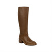 Women's Leather Lola GG Gaiter Knee High Boots - Brown