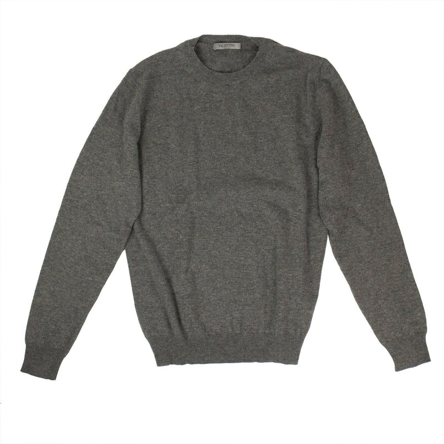 Cashmere Tree Design Sweater - Gray / Orange