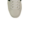 Ace Embroidered Sneakers- White