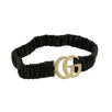 Leather Torchon Double G Buckle Belt - Black