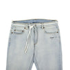 Washed Skinny Denim Pants - Light Blue