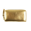 Leather Mini Wallet Coin Purse - Gold