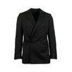 Wool Double Breasted Suit - Black