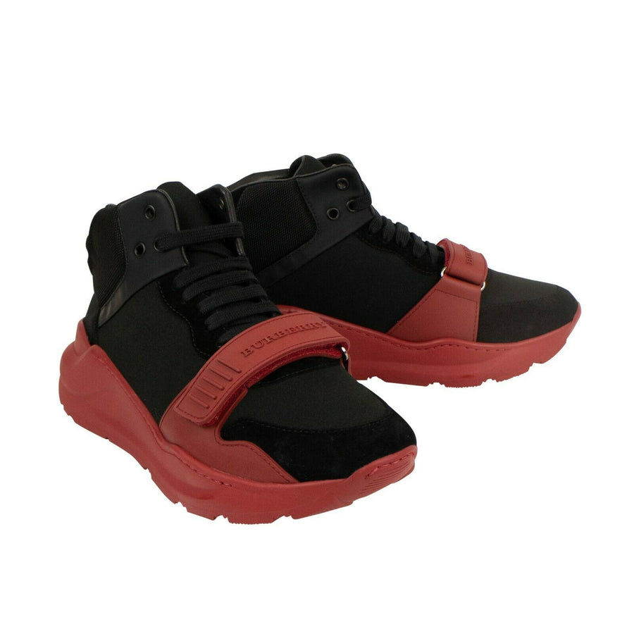 Regis High-Top Sneakers - Black / Red