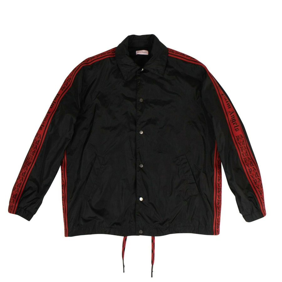 Side Tape Coach Jacket - Black