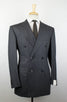 Super 150's Wool Double Breasted Suit - Gray