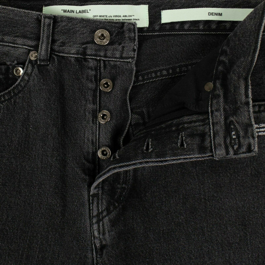 Denim Cotton Jeans - Black