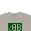 Cotton Green Logo Oversize Short Sleeve T-Shirt - White