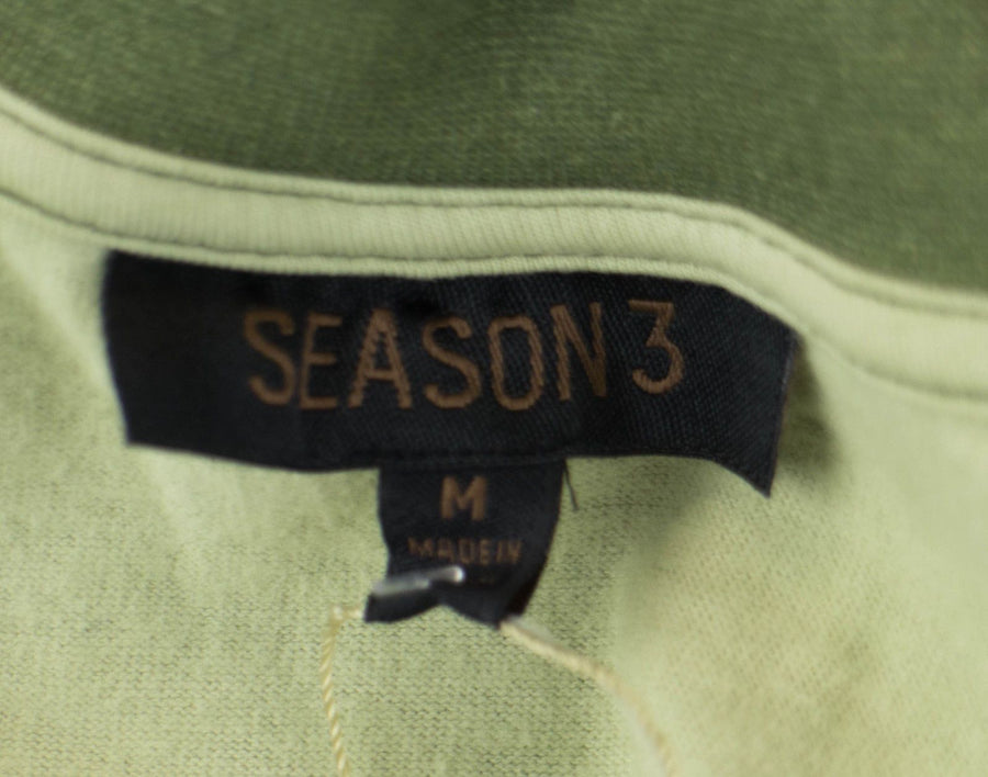 Season 3 Cotton Short Sleeve Crewneck Sweater - Green