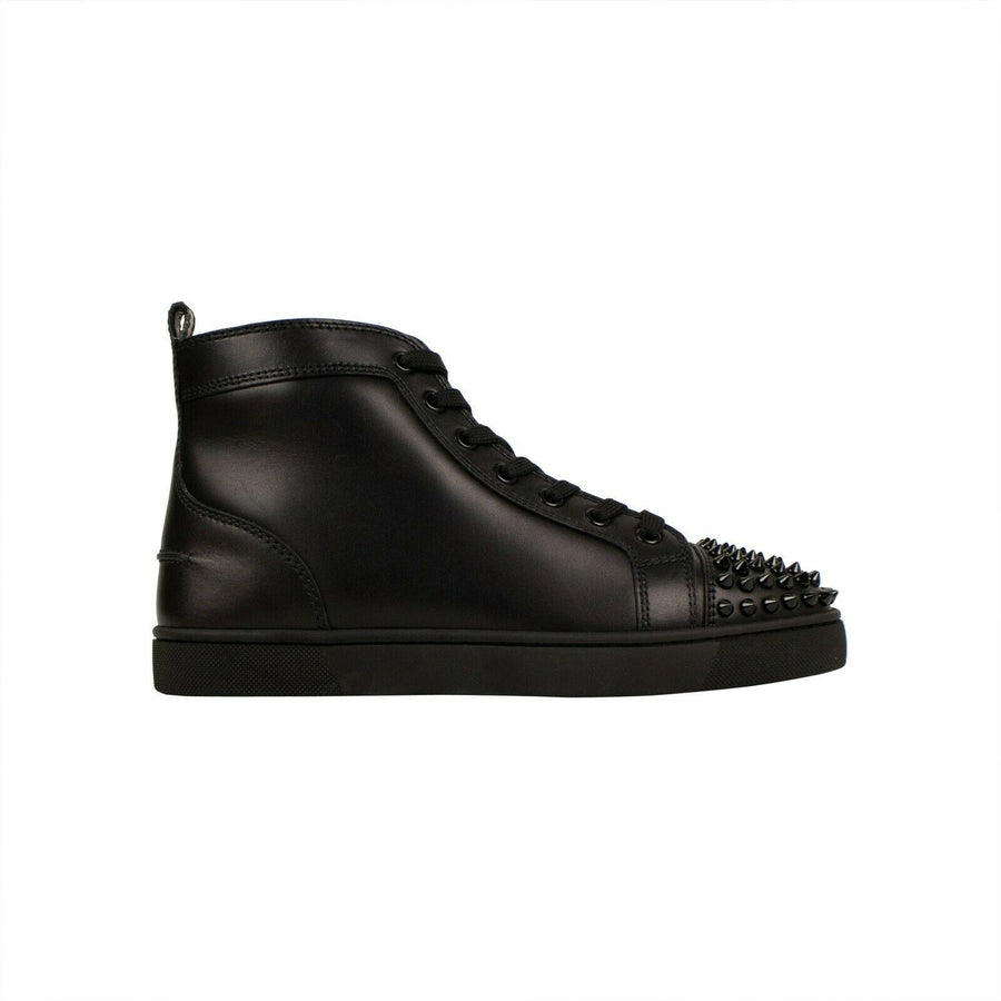 'Lou Spikes' Hi-Top Sneakers - Black