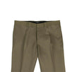 Color Block Wool Blend Pants - Green / Blue