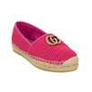 Women's Raffia Double G Espadrille Flats - Pink