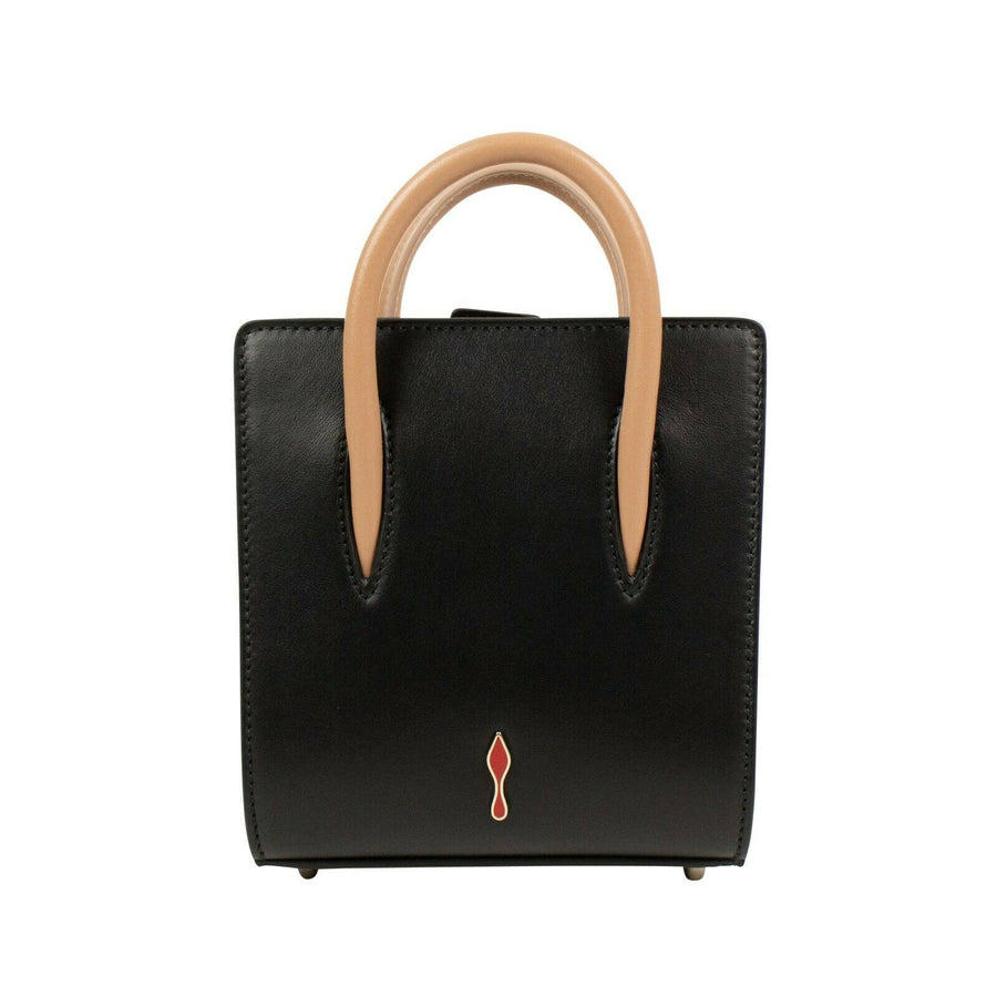 Paloma Nano Calf Leather Tote Bag - Black