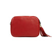 Soho Small Pebbled Leather Disco Shoulder Bag - Red