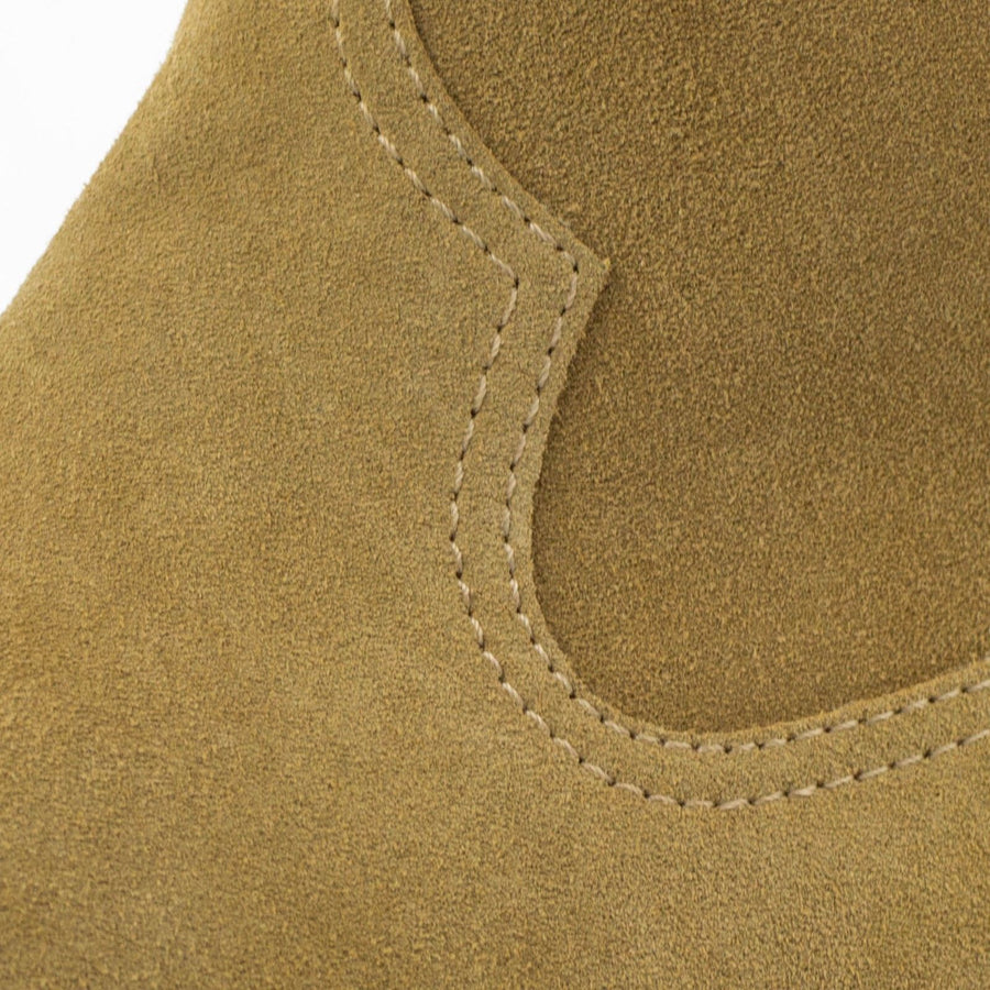 Suede Leather Shane Boots - Tan