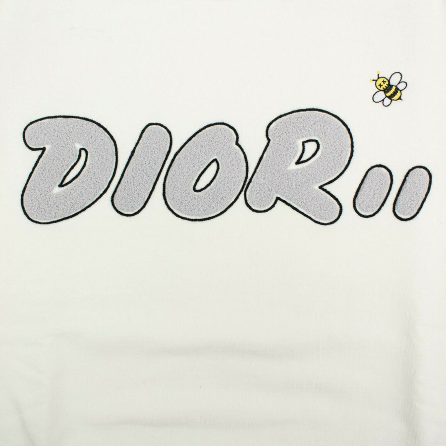 Dior X Kaws Cotton Crew Neck Pullover Sweater - Ivory