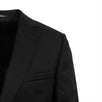 Wool Two Button Suit - Black