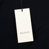 Wool GG Multi-Color Logo Print V-Neck Sweater - Navy