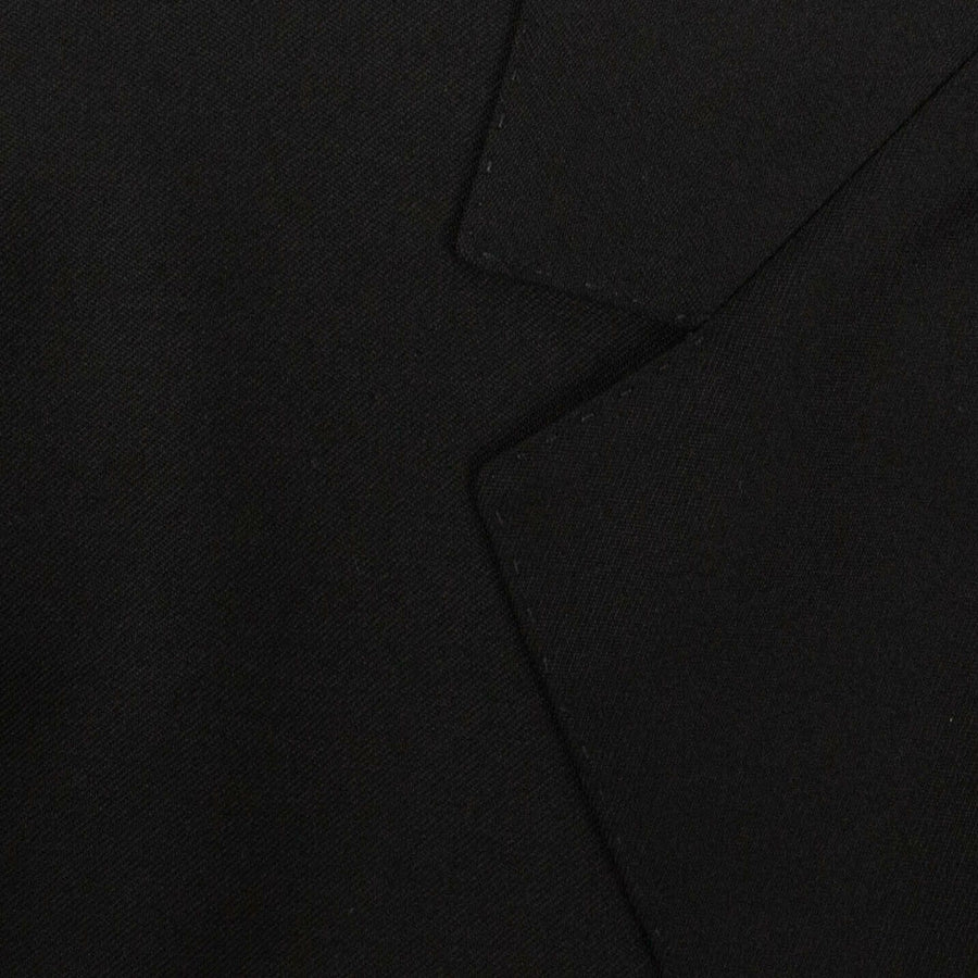 Wool Two Button Suit - Black