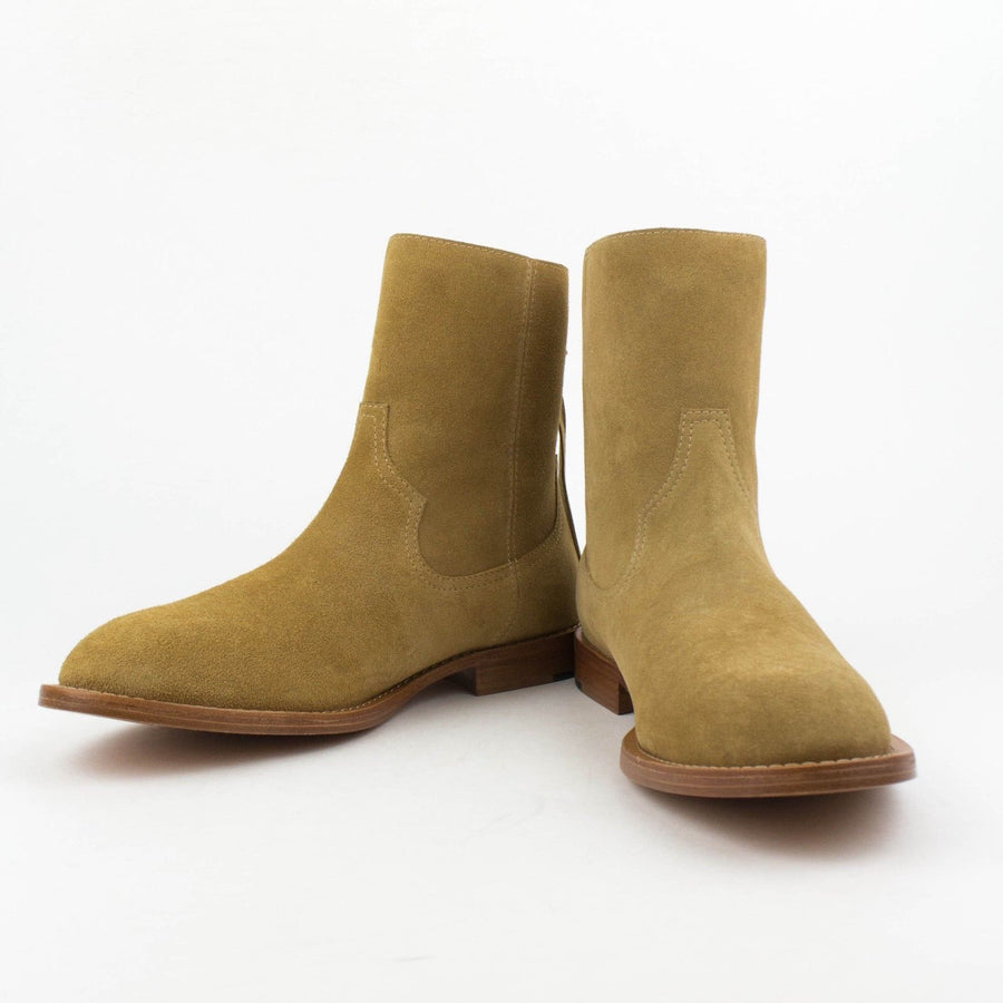 Suede Leather Shane Boots - Tan