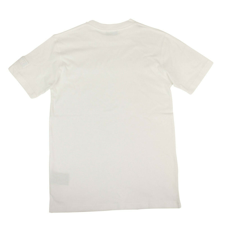 Cotton 'Dior' Patch Short Sleeve T-Shirt - White